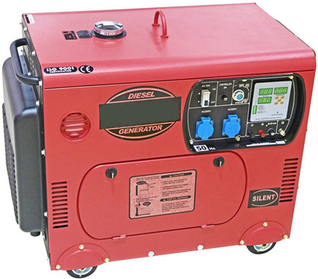 Inizio elettrico portatile della mano del generatore 6kv del generatore diesel silenzioso mobile
