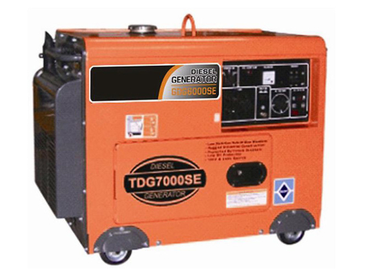 7kva piccoli generatori portatili, aria portatile diesel del generatore del motore 3000rpm/3600rpm raffreddata