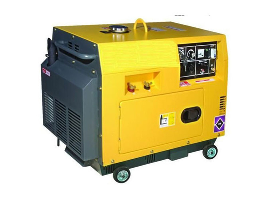 7kva piccoli generatori portatili, aria portatile diesel del generatore del motore 3000rpm/3600rpm raffreddata