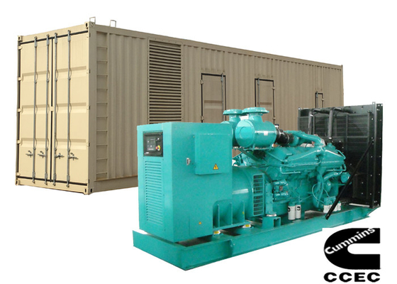 centrale elettrica diesel del baldacchino del contenitore del generatore di 1000KW Cummins con ATS