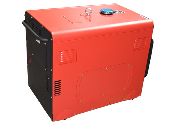 Generatore diesel portatile 6kva Genset silenzioso 50HZ 60HZ di monofase 220V di CA piccolo