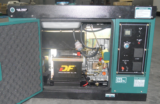 Generatore portatile di uso 2 del generatore diesel domestico del cilindro 10Kw 10Kva a basso rumore