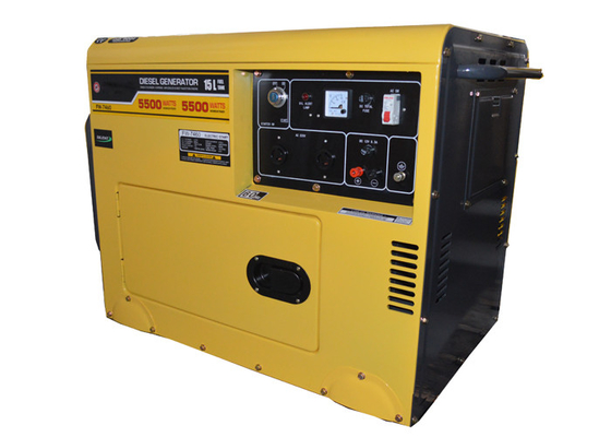 L'aria classica di monofase ha raffreddato i piccoli generatori portatili 5KW per uso domestico