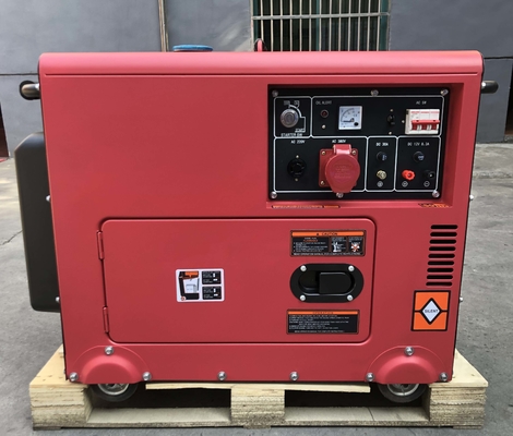 Generatore diesel portatile elettrico di inizio 5KW di uso domestico senza rumore