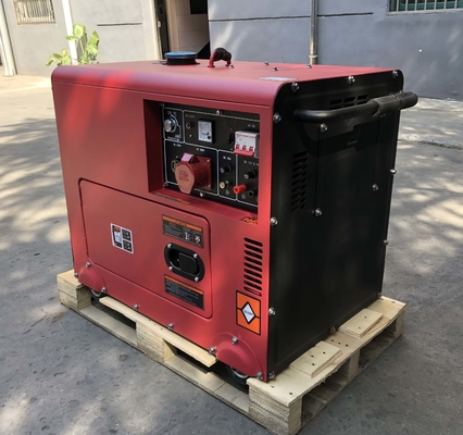 Generatore diesel portatile elettrico di inizio 5KW di uso domestico senza rumore