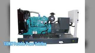 Soluzione di alimentazione raffreddata ad acqua per generatore portatile da 110 kW