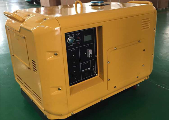 6kva piccoli generatori portatili gialli Genset elettrico 3000rpm 3600rpm