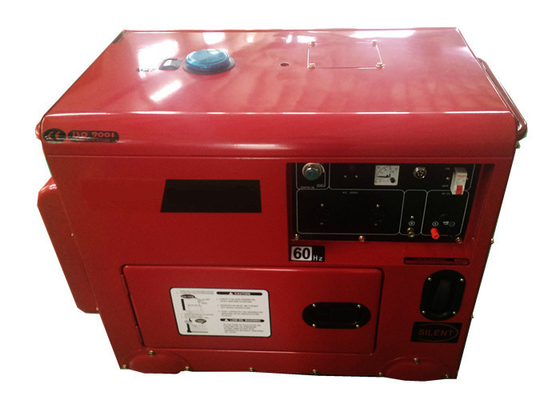 Generatori portatili diesel elettrici di inizio 5kVA Portablel piccoli, generatori di monofase di CA