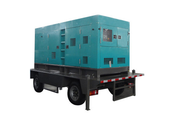 Generatore di rimorchio Genset a quattro ruote 500kva Cummins Generatori diesel per il progetto