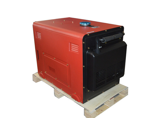 Tipo insonorizzato portatile rosso del generatore 5000W 5KVA di Eletric del generatore