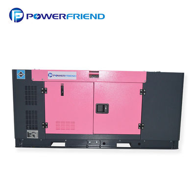 Gruppo elettrogeno silenziato raffreddato ad acqua con velocità di 3000 giri/min e uscita trifase CA per alimentazione silenziosa