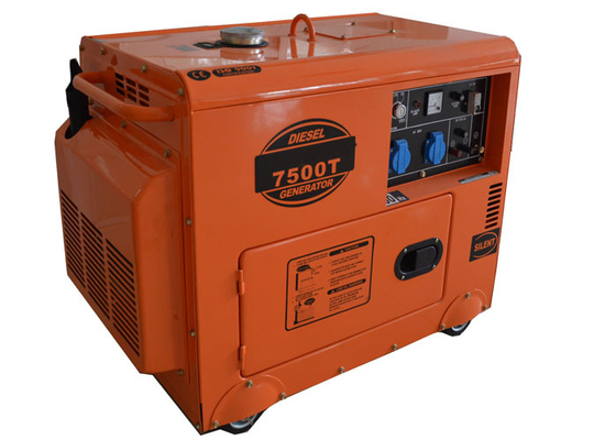 L'aria elettrica di inizio ha raffreddato il potere diesel 6kw dei piccoli generatori portatili