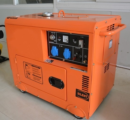 Piccoli generatori portatili di inizio elettrico con potere diesel 6kw del ATS